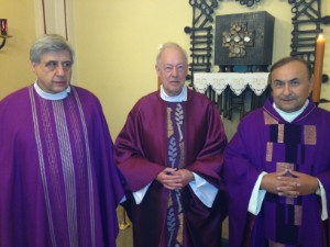 Drei Pfarrer zum Geburtstagsamt